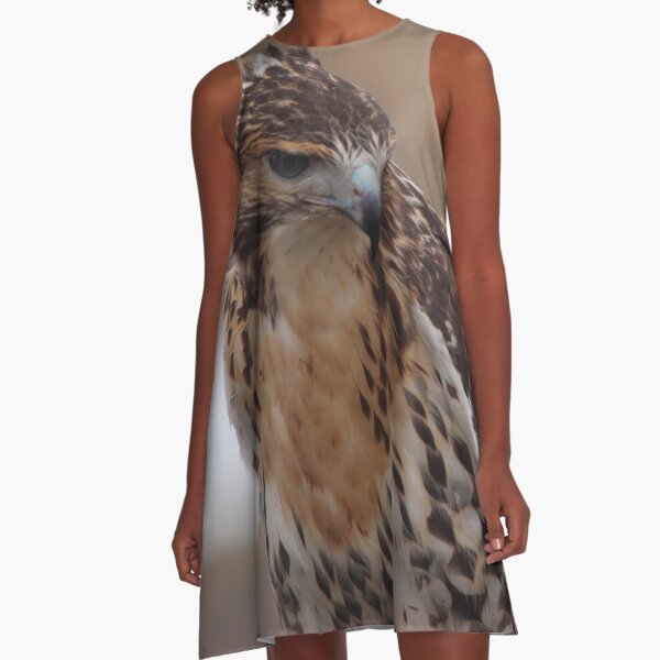 Red-Tailed Hawk A-Line Dress