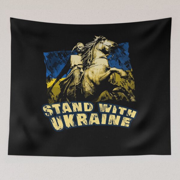 Item preview, Stand With Ukraine - Ukrainian Flag designed and sold by Area31Studios.
