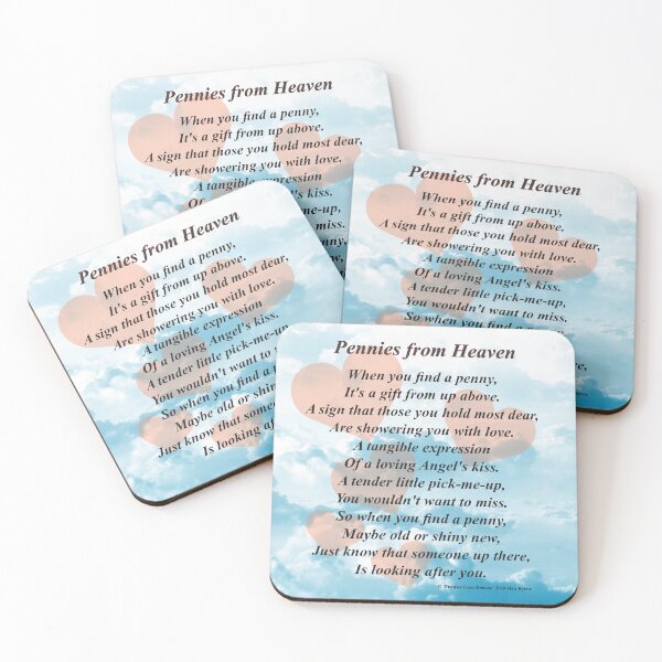 Item preview, Pennies from Heaven - Uplifting Poem  designed and sold by adorableandcute.