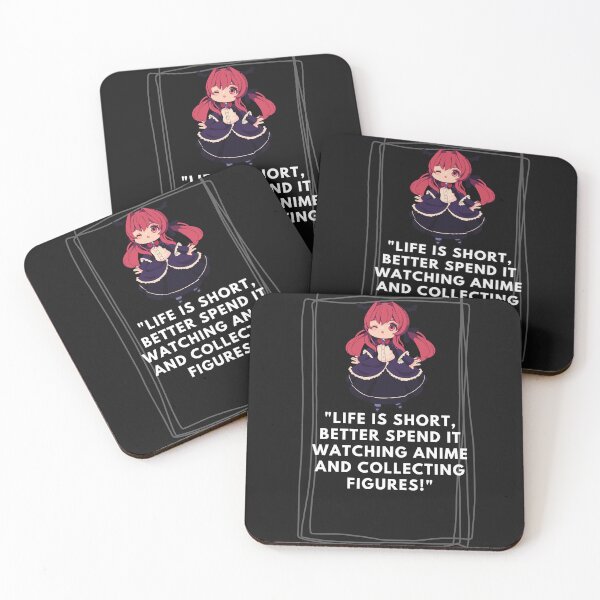 Item preview, "Life is short, better spend it watching anime and collecting figures!" anime, watch anime, cute, manga designed and sold by EdgarReffo.