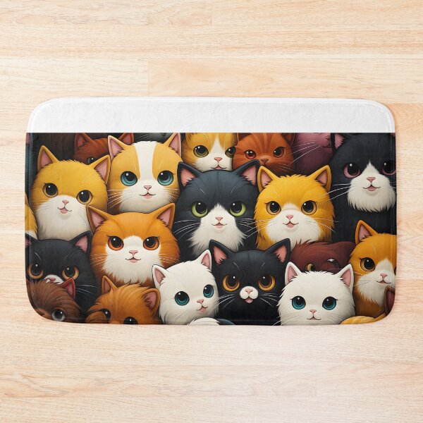 Item preview, Vibrant Whiskers: A Delightful Collection of Colorful Cats  designed and sold by BNCH44.