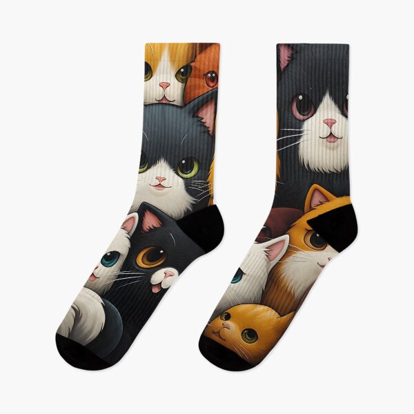 Item preview, Vibrant Whiskers: A Delightful Collection of Colorful Cats  designed and sold by BNCH44.