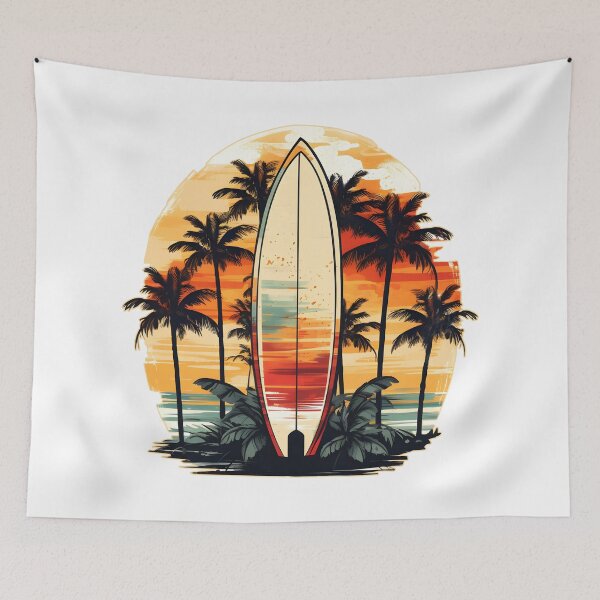 Item preview, beach surf summer pack, summer full of surfing designed and sold by ArtHideaway.
