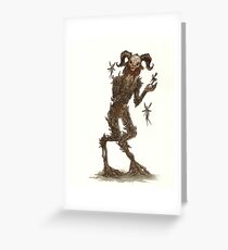 The Faun Greeting Card