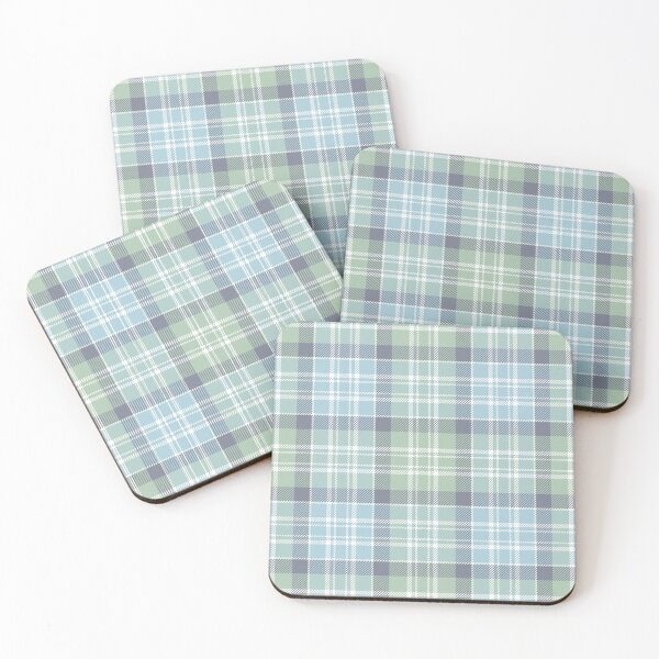 Item preview, Tartan, clan, pastel tartan, green, blue, white. Scottish Plaid pattern. Checkered pattern. designed and sold by iclipart.