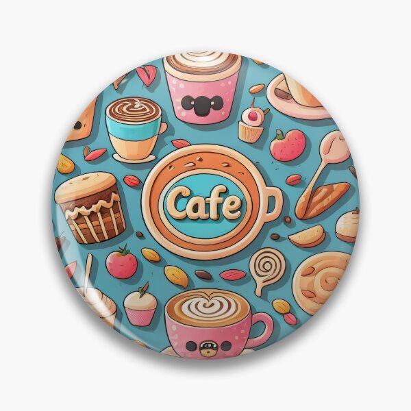 Item preview, Pattern of cute cafe 1 designed and sold by SpecialForceART.