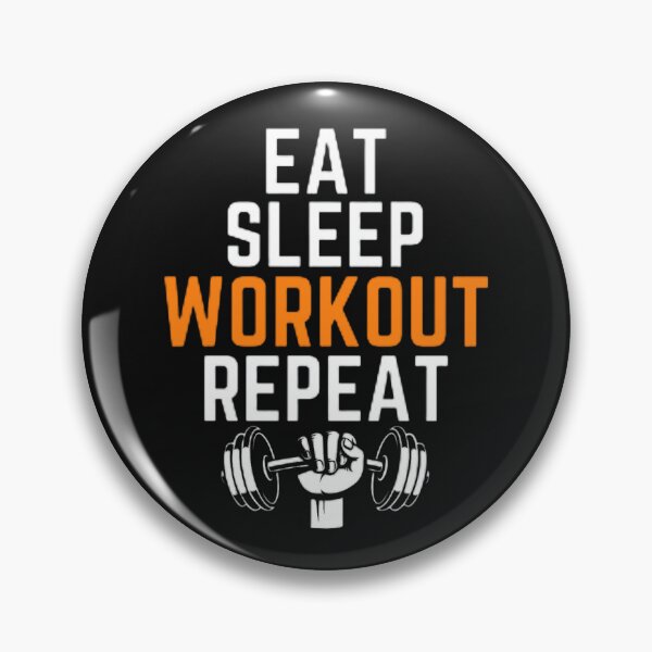 Item preview, Eat Sleep Workout Repeat - Fitness Motivation designed and sold by Vicky021.