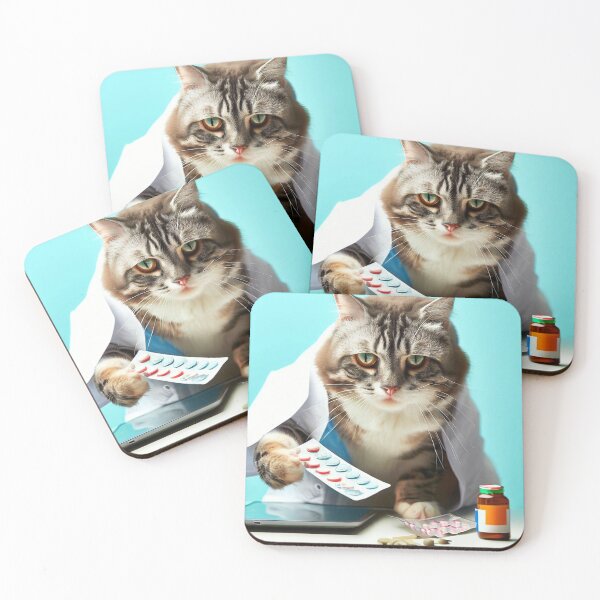 Item preview, Slinging Pills To Pay Bills - Cat designed and sold by TheHelpingCat.