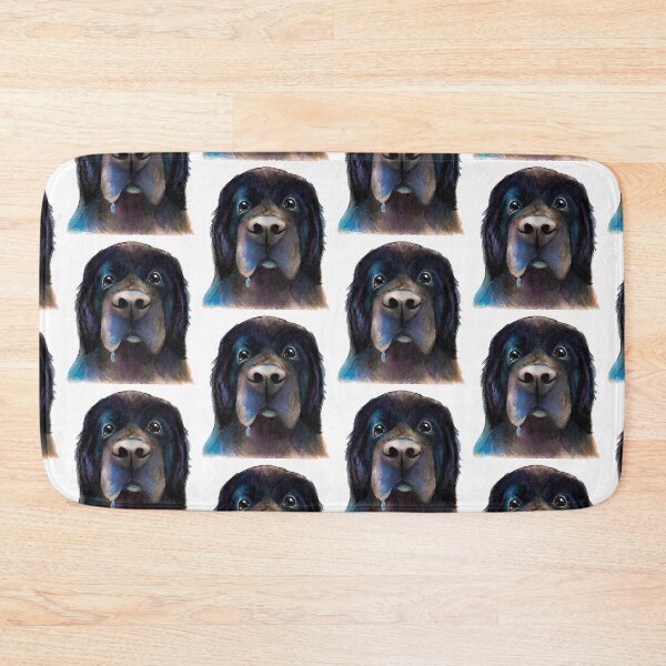Item preview, Newfoundland dog watercolour painting designed and sold by Funsize-Art.