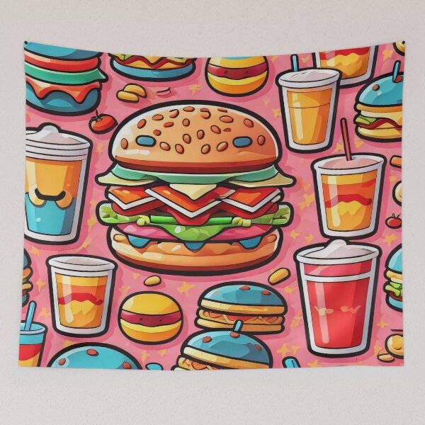 Item preview, Pattern of cute cafe 6 designed and sold by SpecialForceART.