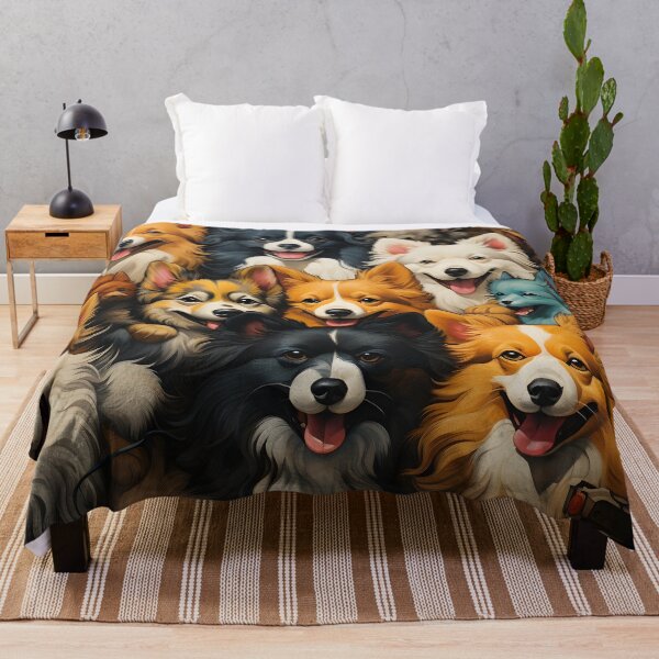 Item preview, Radiant Tails: Embrace the Vibrancy of Colorful Dogs designed and sold by BNCH44.