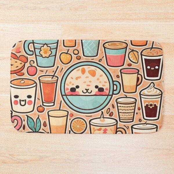 Item preview, Pattern of cute cafe 9 designed and sold by SpecialForceART.