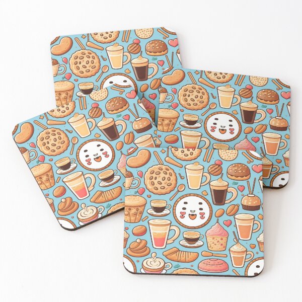 Artikelvorschau, Pattern of cute cafe 11 entworfen und verkauft von SpecialForceART.