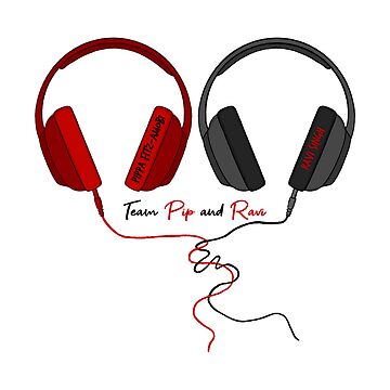 Artwork thumbnail, A Good Girl’s Guide to Murder: Team Pip & Ravi Headphones by onigiri-hamster