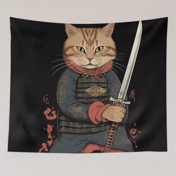 Item preview, Ninja Cat: Guardian of Honor and Order designed and sold by SingularityGeek.