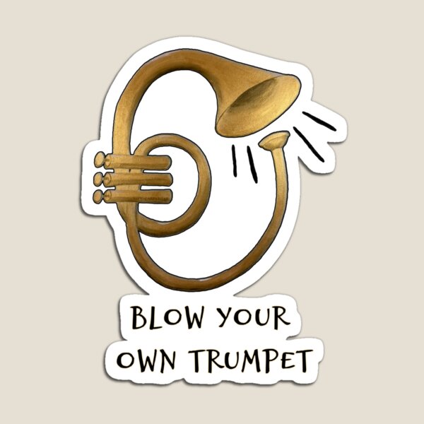 Item preview, Blow Your Own Trumpet designed and sold by Nick Carpenter.