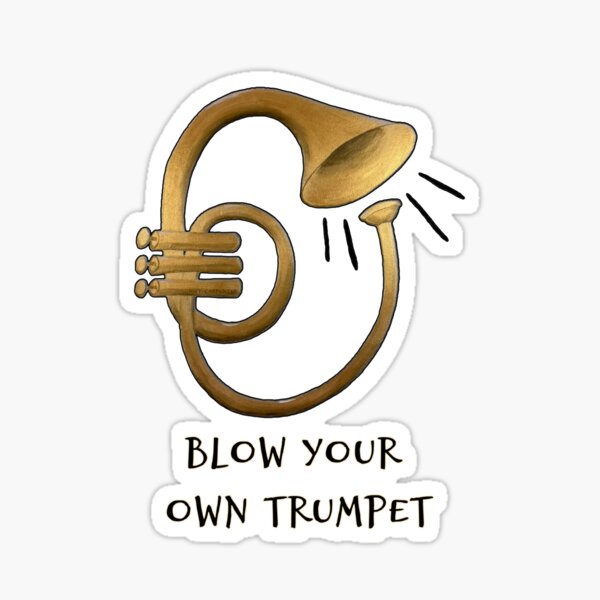 Item preview, Blow Your Own Trumpet designed and sold by Nick Carpenter.