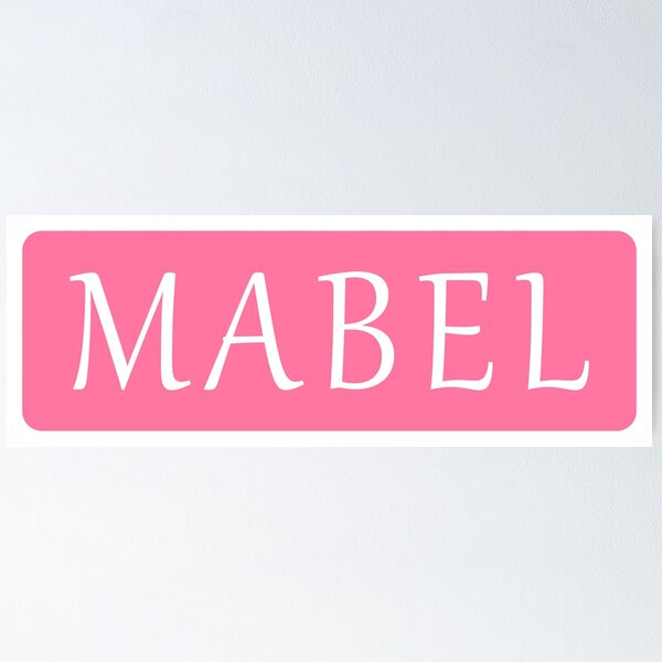 Aperçu de l'œuvre Nom des filles Mabel créée et vendue par Jeallan Designs.