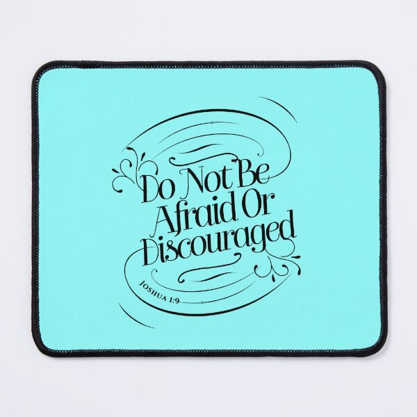 Item preview, Do Not Be Afraid Or Discouraged Joshua 1 Verse 9 | Christian Art | Gospel Typography | Ministry | Sermon designed and sold by MJDezigns.