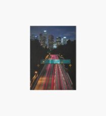 Los Angeles Sky Line Art Board