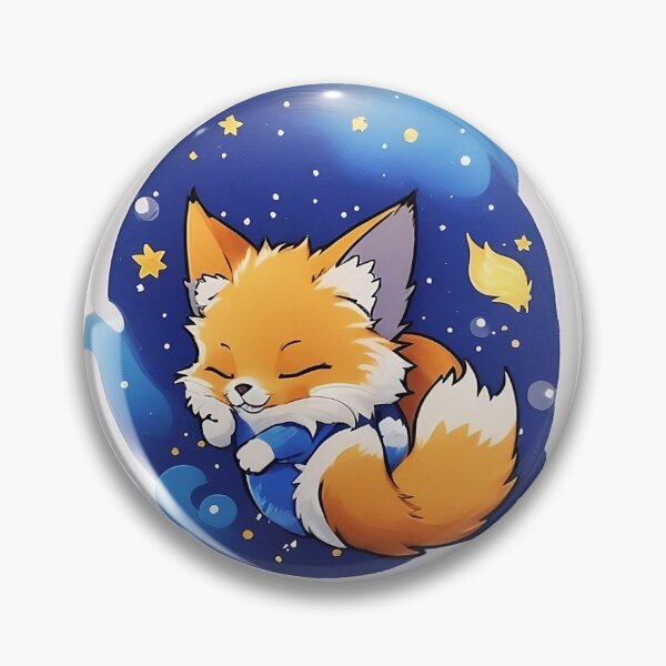 Item preview, Rainbow Fox's Smile sleeping designed and sold by ArtDesignsByWin.