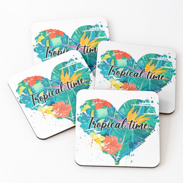 Item preview, Tropical time Heart  designed and sold by Maruns-design.