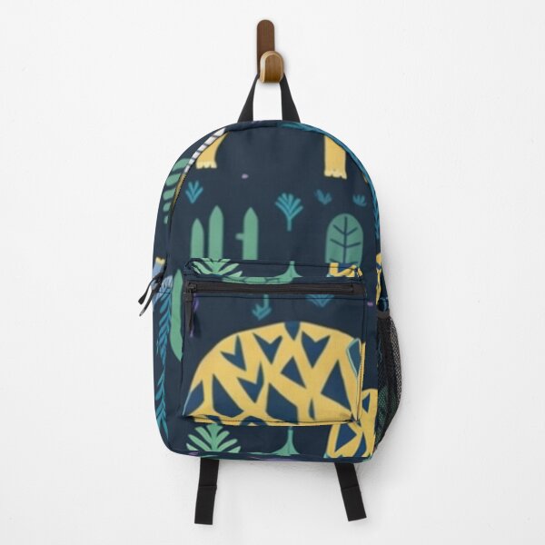 Item preview, Seamless Elephant Repeating Pattern Green Blue Yellow designed and sold by Meena-tta.