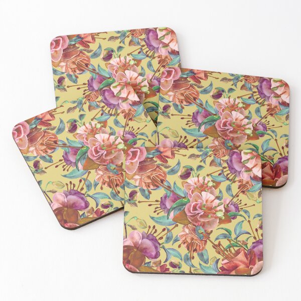 Item preview, Vintage Fuchsia Flowers designed and sold by Sketchbook Designs.