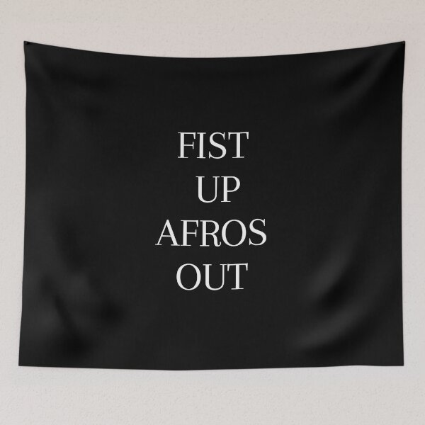 Item preview, Fist up afros up  designed and sold by Guiltygraphics.