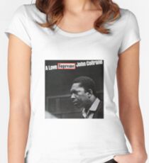 Camiseta entallada de cuello ancho Un amor supremo - John Coltrane