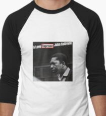 Camiseta ¾ bicolor para hombre Un amor supremo - John Coltrane