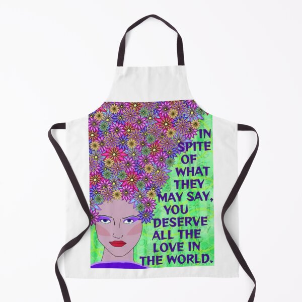 Item preview, Radical Feminist Humanist Quote - In Spite Of What They May Say You Deserve All The Love In The World designed and sold by LethalPixieDust.