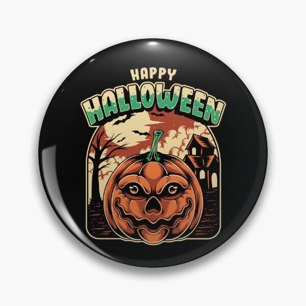 Item preview, Halloween pumpkin with haunted house designed and sold by quanlh.