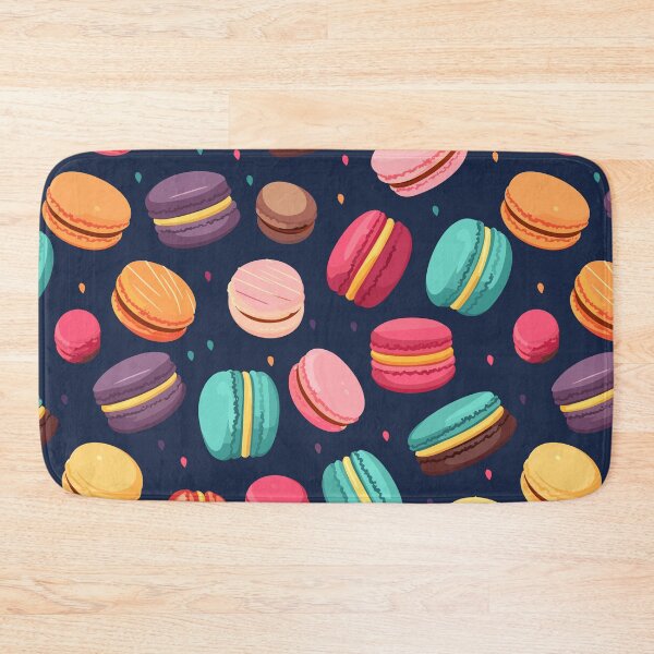 Item preview, Colorful French macarons pattern designed and sold by enipra.