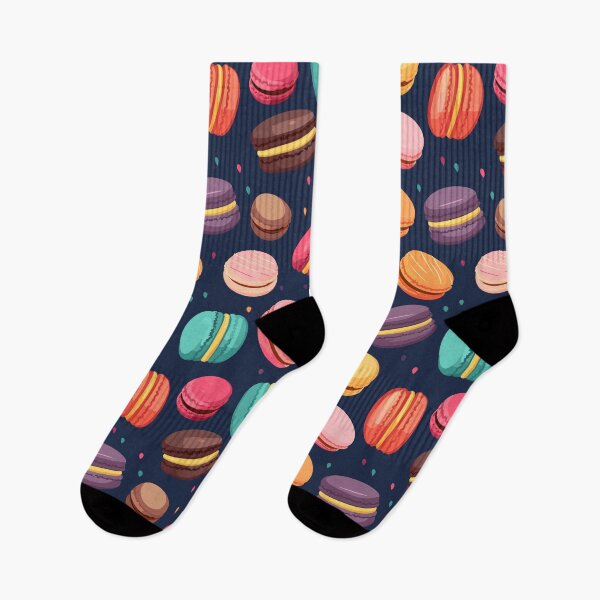 Item preview, Colorful French macarons pattern designed and sold by enipra.