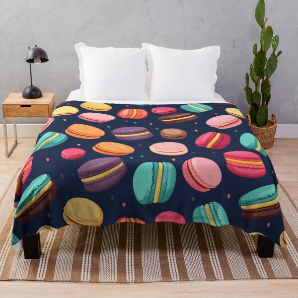 Item preview, Colorful French macarons pattern designed and sold by enipra.