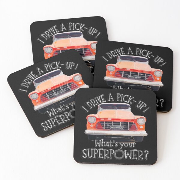 Item preview, I drive a Classic Pickup - whats your Superpower? designed and sold by Michael van der Hoorn.