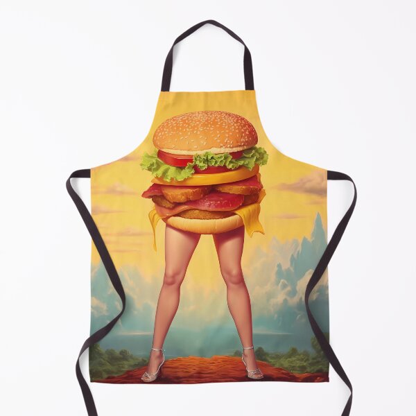 Item preview, Perfect Burger with Beautiful Woman's Legs in the Midst of Nature designed and sold by SingularityGeek.