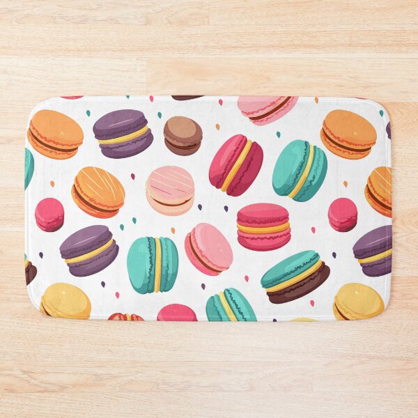 Item preview, Colorful French macarons pattern designed and sold by enipra.