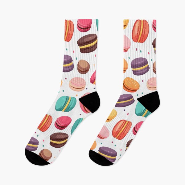 Item preview, Colorful French macarons pattern designed and sold by enipra.