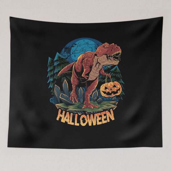 Item preview, Red dinosaur brings pumpkin designed and sold by quanlh.
