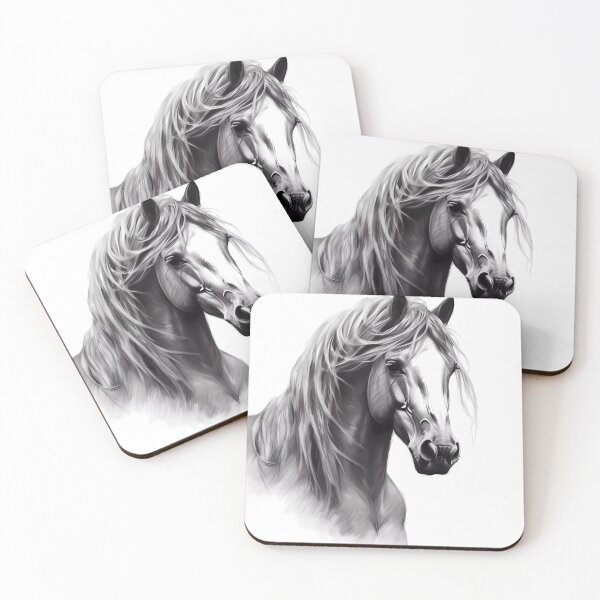 Item preview, Portrait of a Horse with Spectacular Mane designed and sold by SingularityGeek.