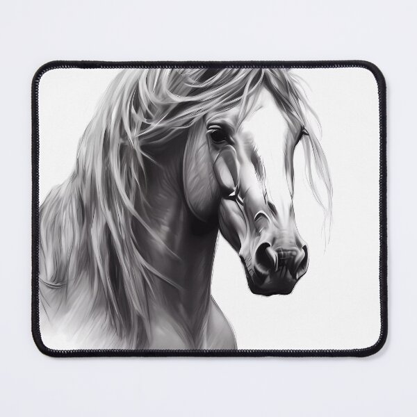 Item preview, Portrait of a Horse with Spectacular Mane designed and sold by SingularityGeek.
