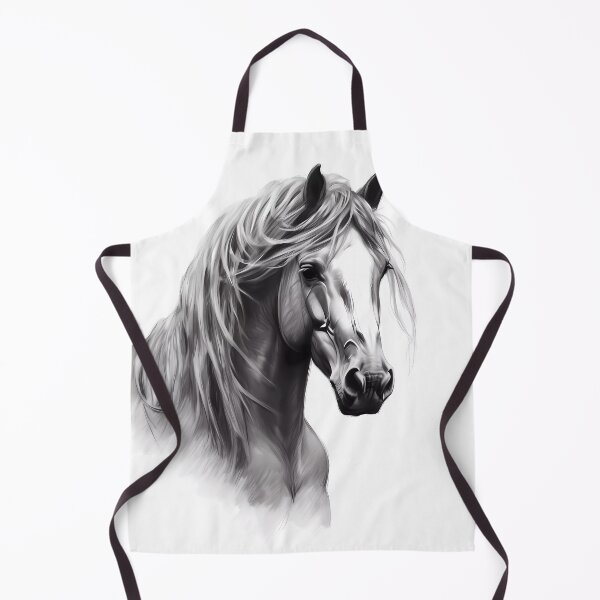 Item preview, Portrait of a Horse with Spectacular Mane designed and sold by SingularityGeek.