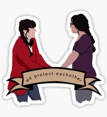 We protect eachother Sticker