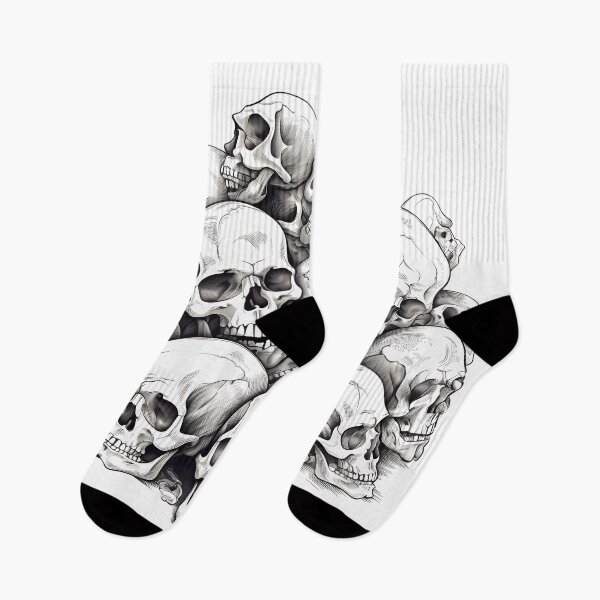 Item preview, Stacked Pile of Human Skulls designed and sold by SingularityGeek.