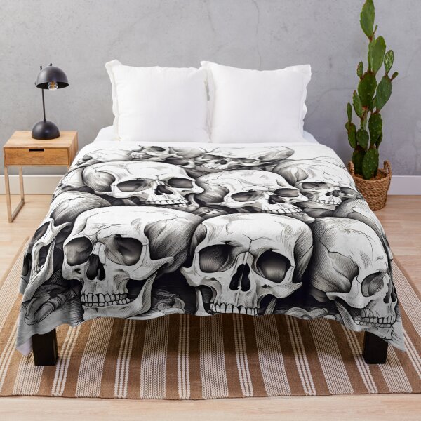 Item preview, Stacked Pile of Human Skulls designed and sold by SingularityGeek.