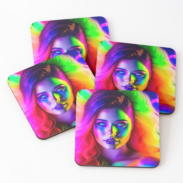 Item preview, Neon girl designed and sold by M-Y-A-R-T-.