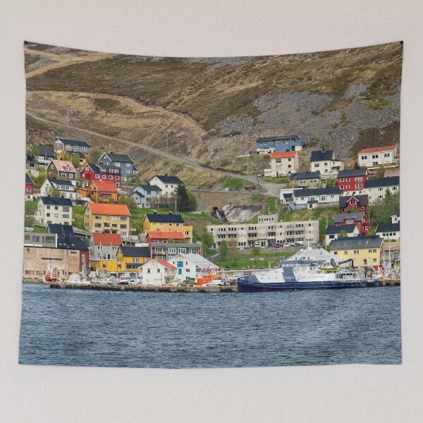 Item preview, Colourful Houses in Honningsvåg in Arctic Norway designed and sold by Martyn R Arnold Fine Art Nature & Landscape Photography.