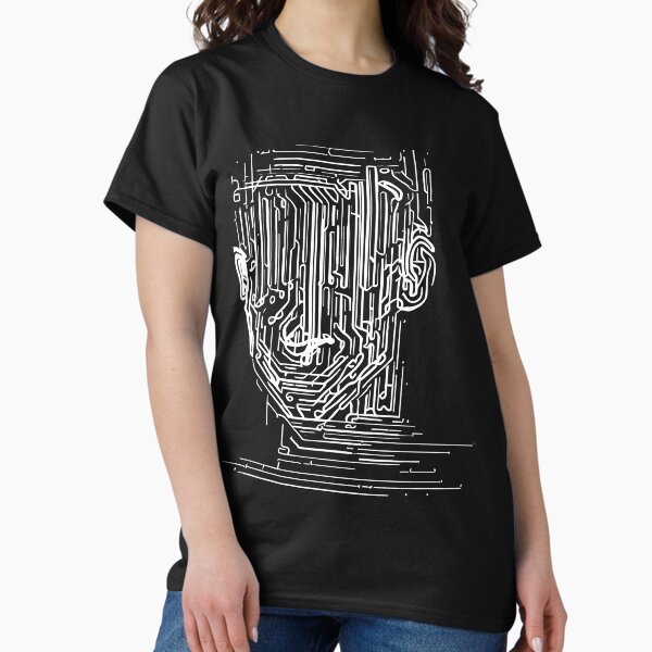 Item preview, Minimalist lines | Abstract Human Portrait | Liquid techno 2 designed and sold by Jumitu-Art.